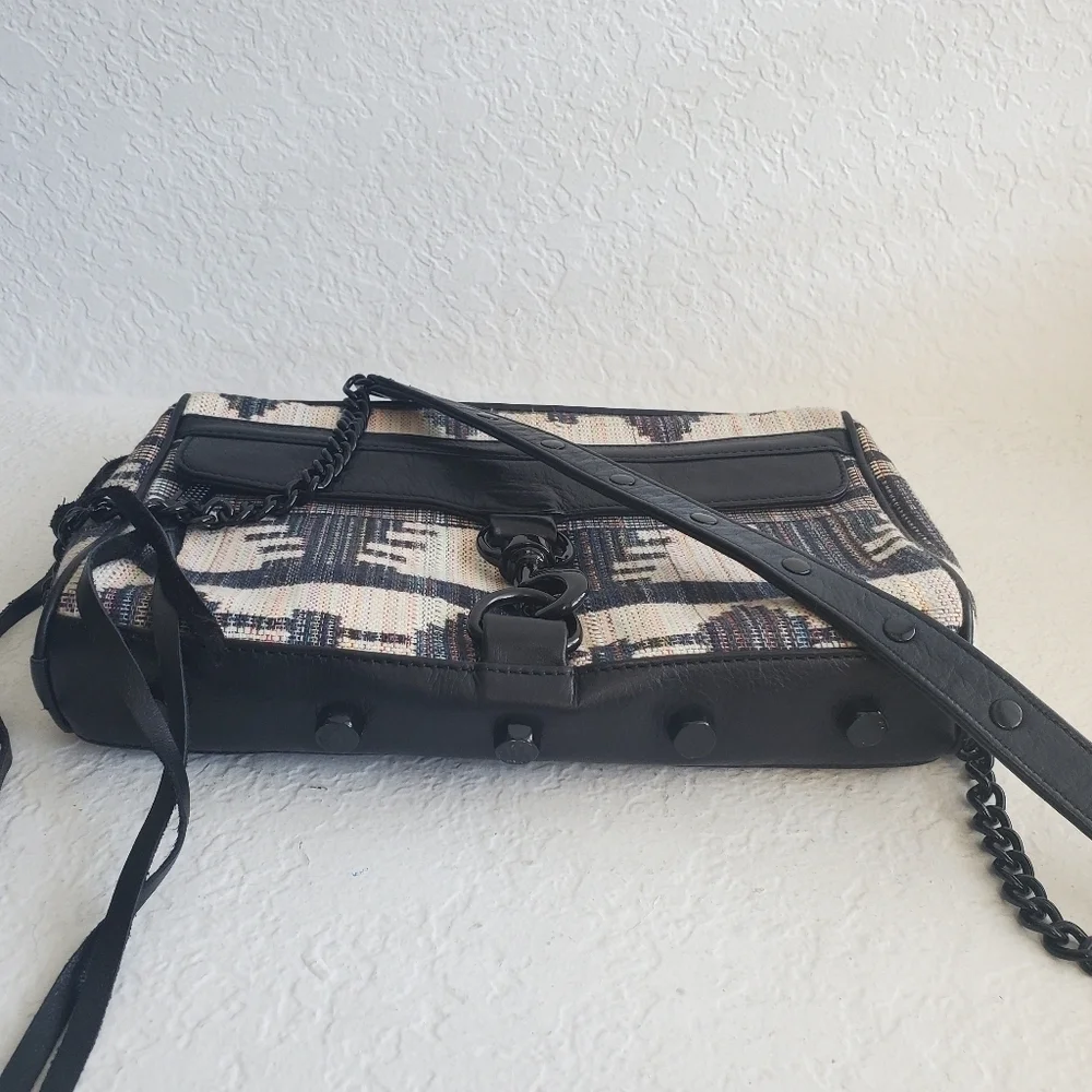 Rebecca Minkoff MAC Southwestern Woven Tweed Aztec Western Boho Bag